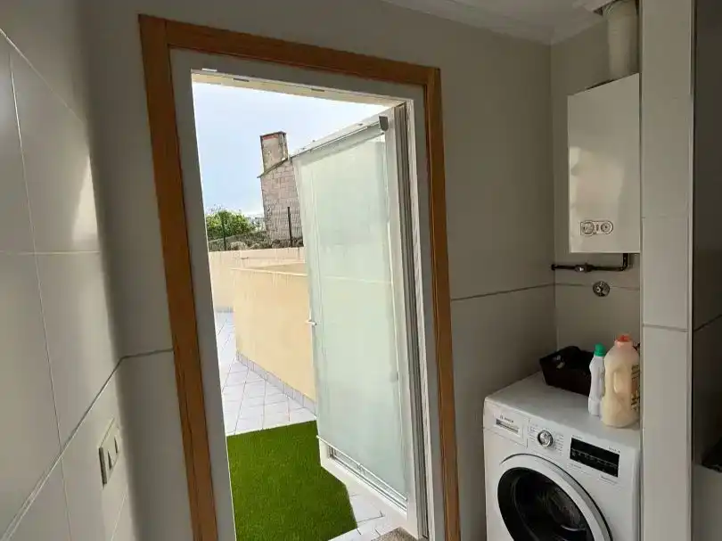 Balcony of Flat for rent in Arteixo  with Private garden, Parquet flooring and Storage room