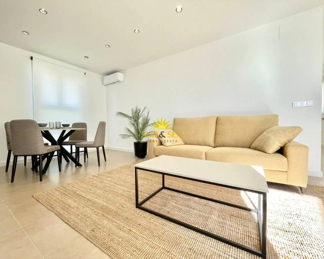 Sala d'estar de Àtic de lloguer en Murcia amb Aire condicionat, Calefacció i Terrassa