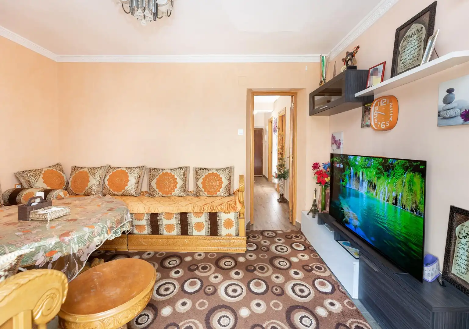 Living room of Flat for sale in  Granada Capital  with Air Conditioner, Terrace and Balcony