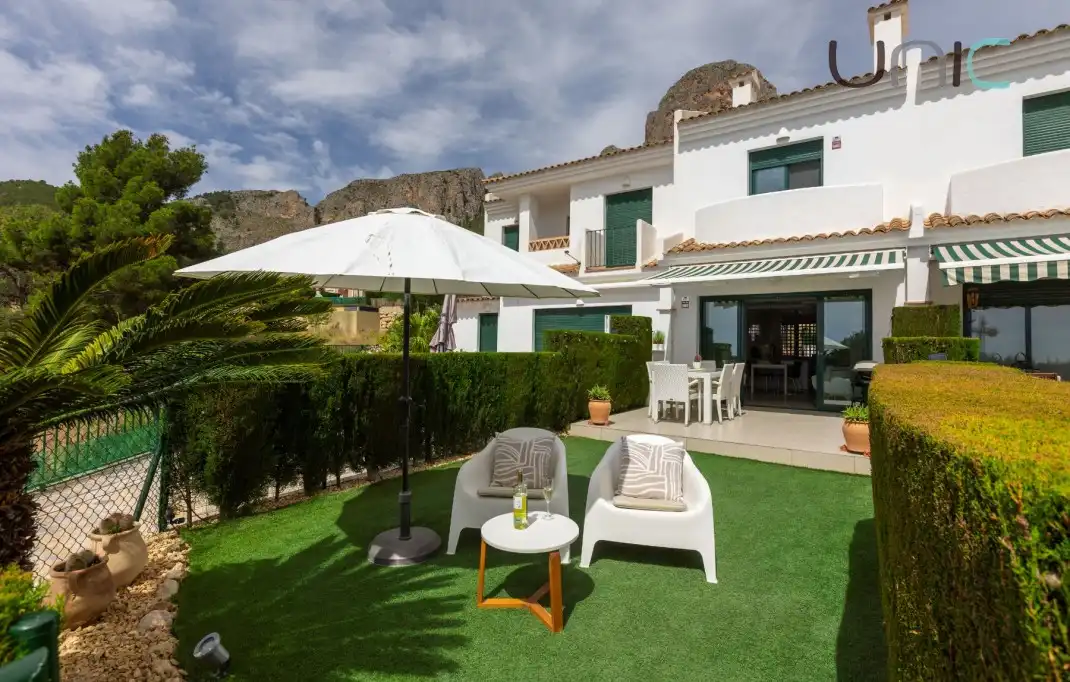 Terrassa de Apartament en venda en Polop amb Aire condicionat, Calefacció i Jardí privat