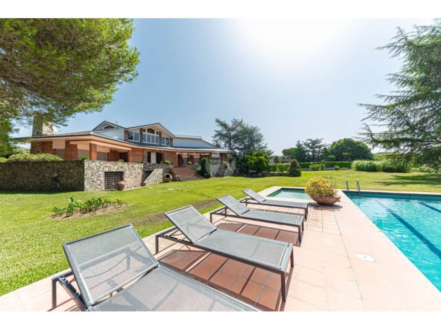 Garten von Haus oder Chalet zum verkauf in Montornès del Vallès mit Klimaanlage, Heizung und Privatgarten