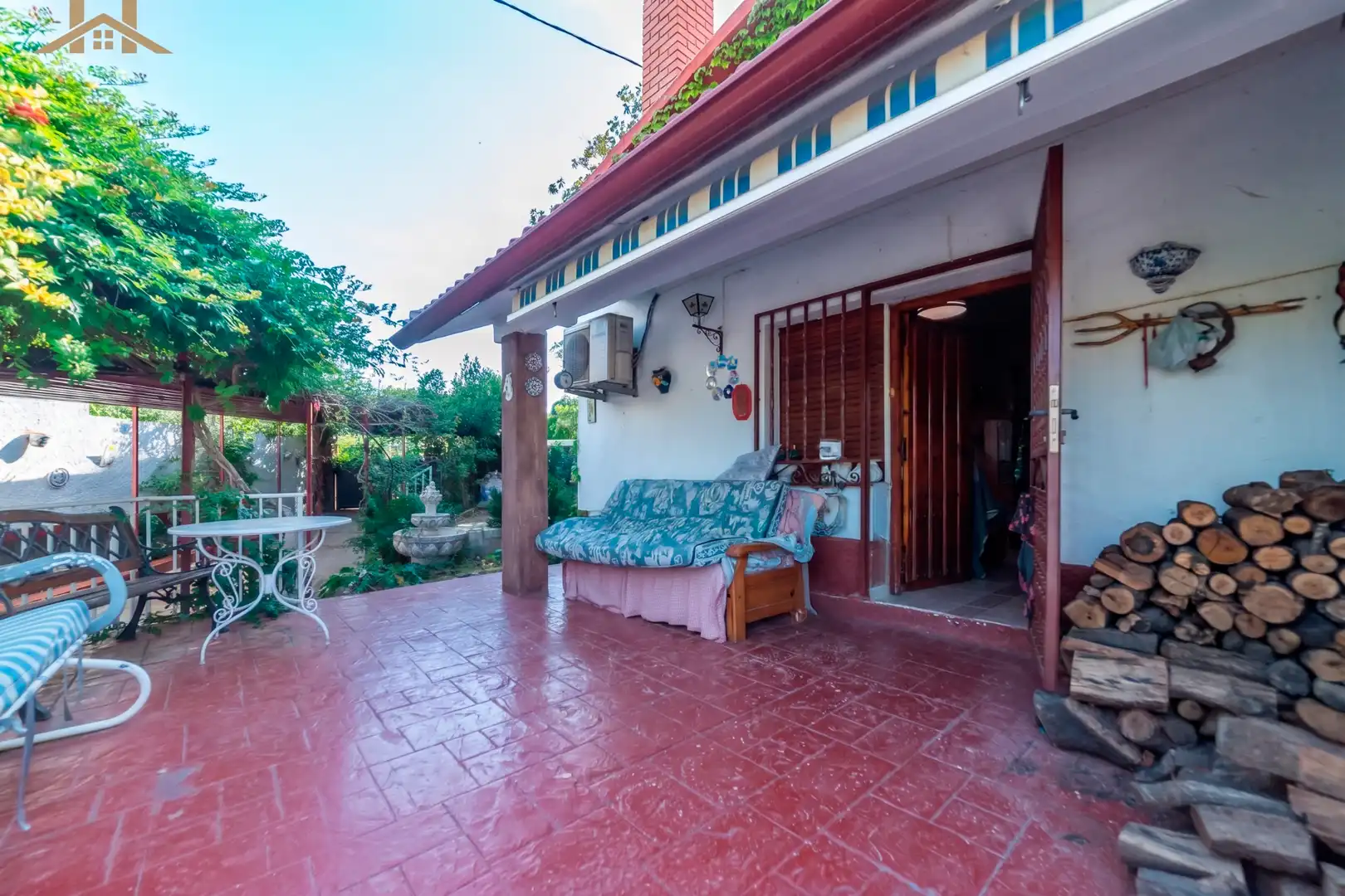 Terraza de Casa o chalet en venta en El Álamo con Aire acondicionado, Calefacción y Jardín privado
