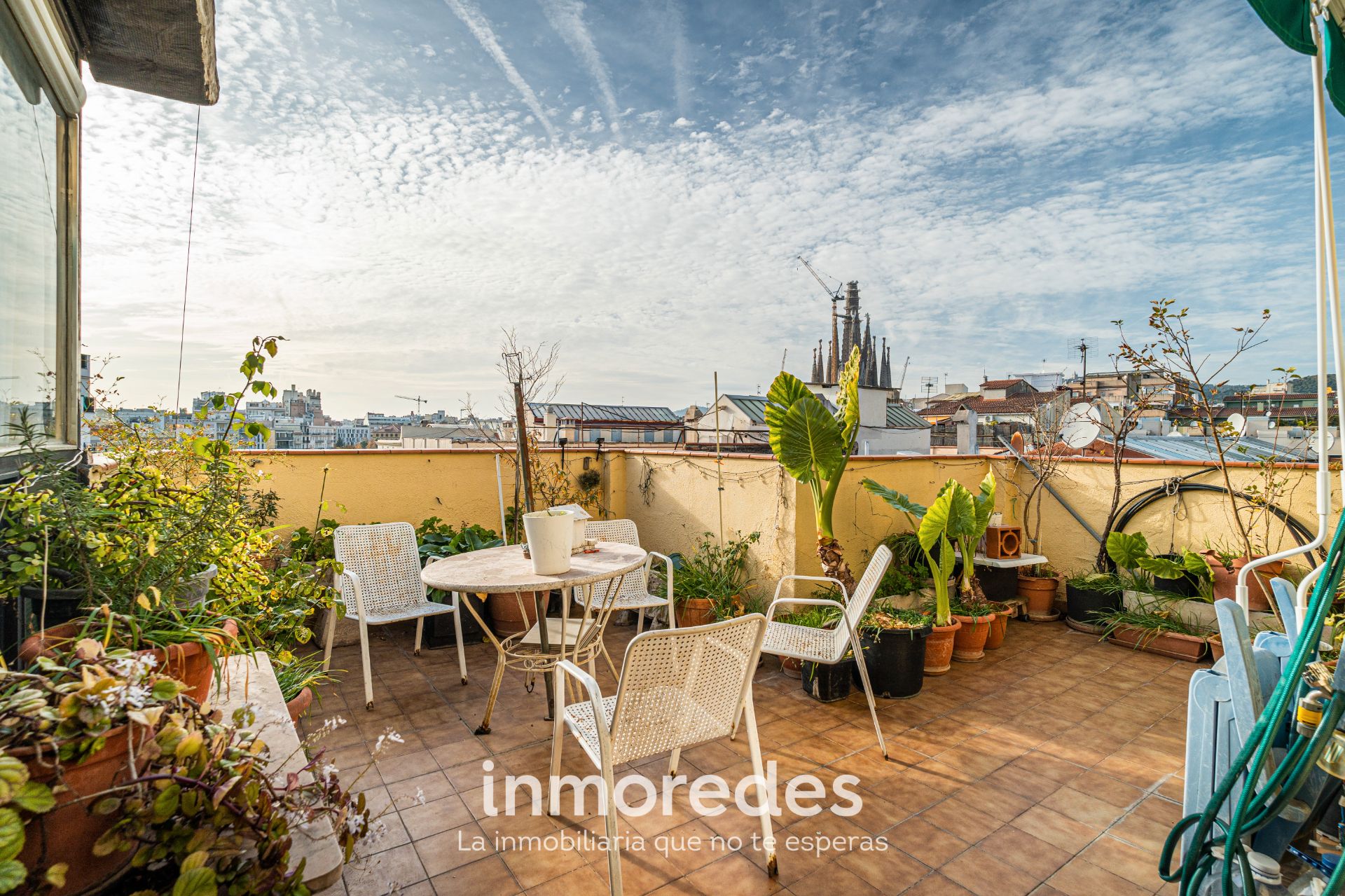 Terrace of Attic for sale in  Barcelona Capital  with Air Conditioner, Heating and Parquet flooring