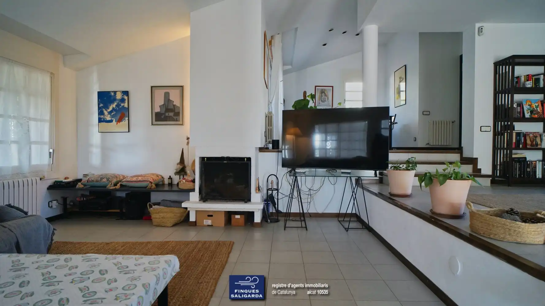 Sala de estar de Casa o chalet en venta en L'Ametlla del Vallès con Calefacción, Terraza y Trastero