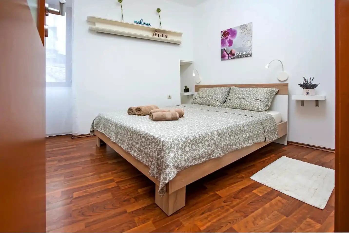 Schlafzimmer von Wohnung zur Miete in Barrio de Salamanca