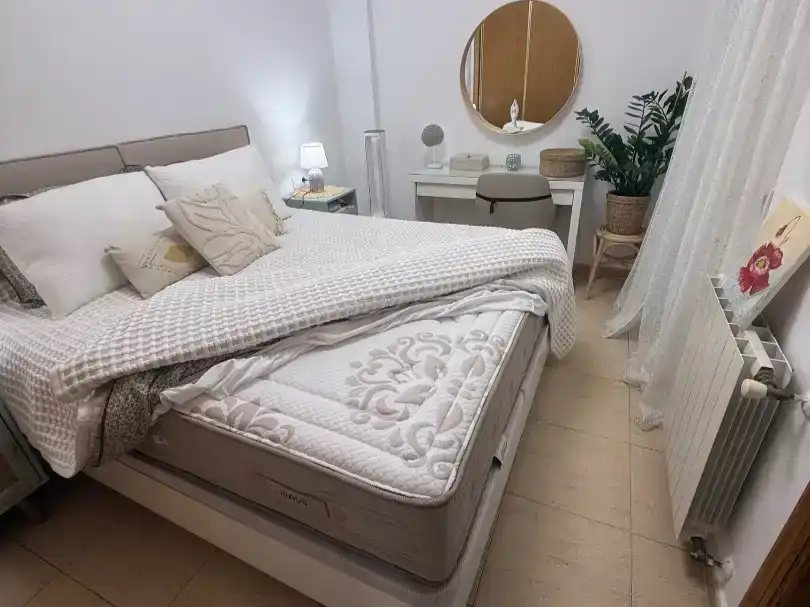Bedroom of Flat for rent in Calpe / Calp  with Air Conditioner and Balcony