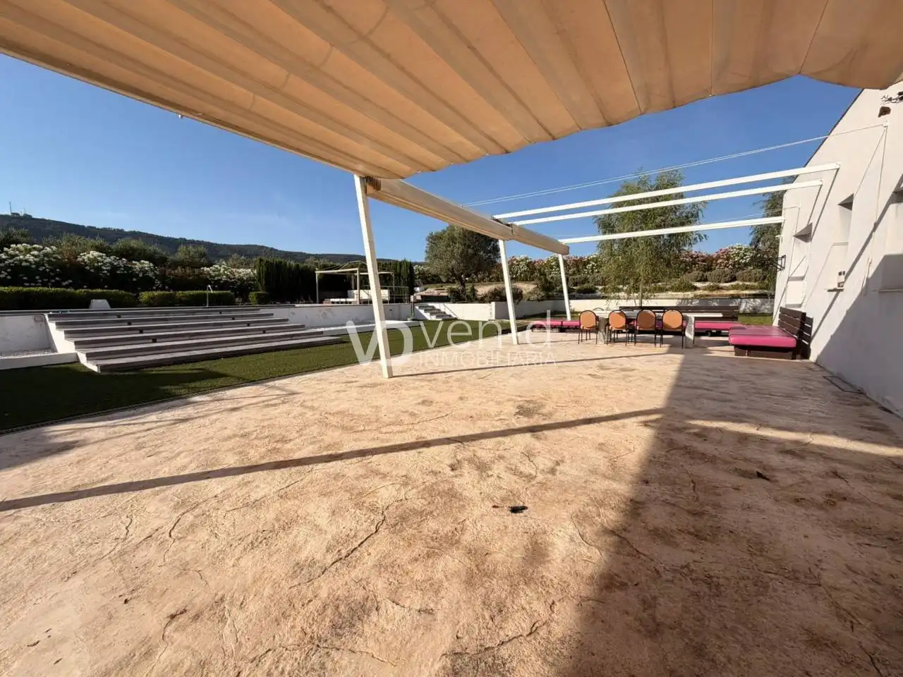 Terraza de Casa o chalet de alquiler en Enguera con Aire acondicionado, Calefacción y Jardín privado