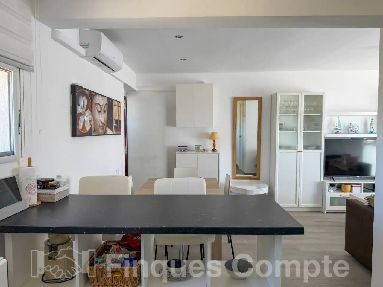 Sala d'estar de Apartament en venda en Roda de Berà amb Aire condicionat, Terrassa i Traster