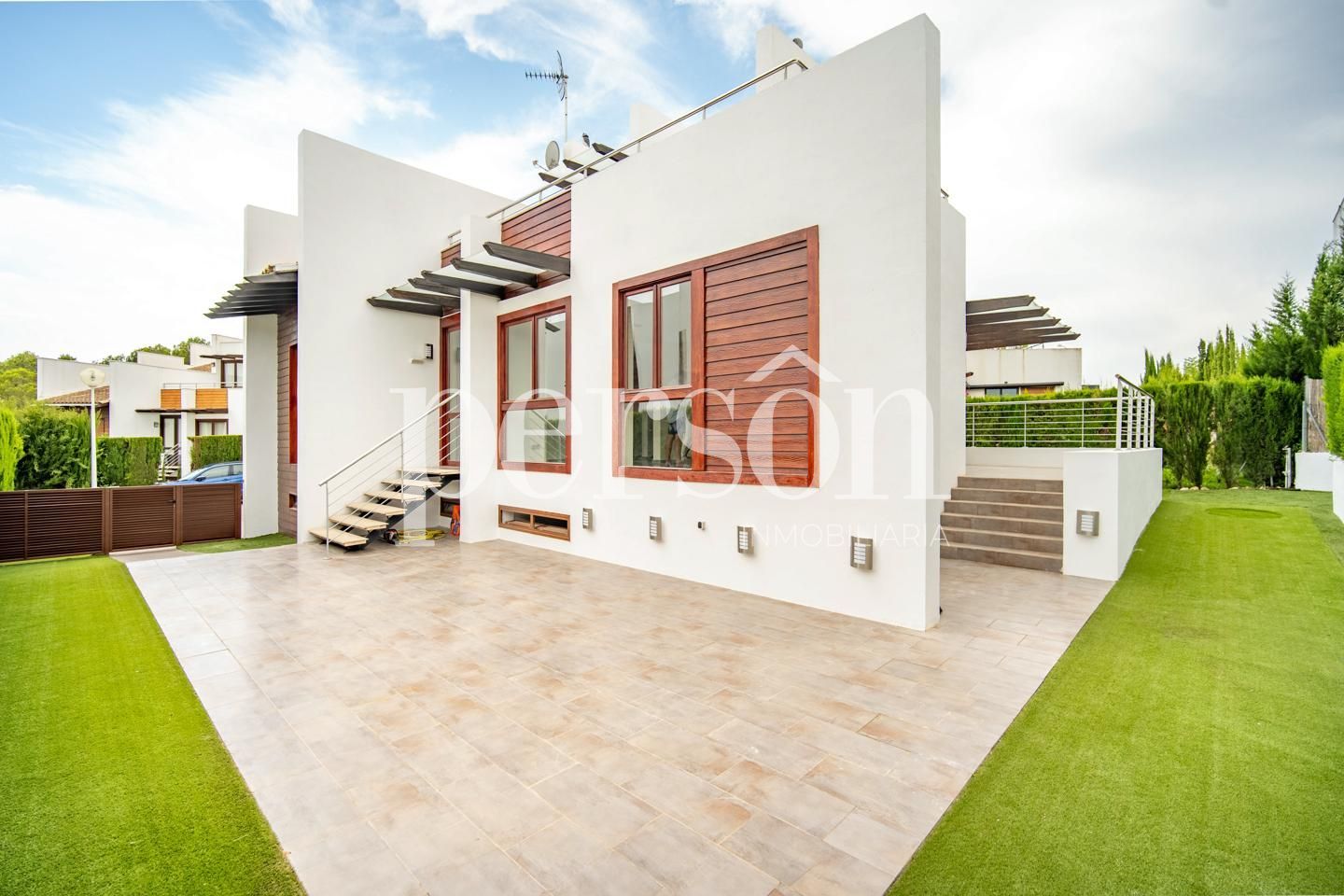 Exterior view of House or chalet to rent in Chiva  with Air Conditioner, Terrace and Community pool