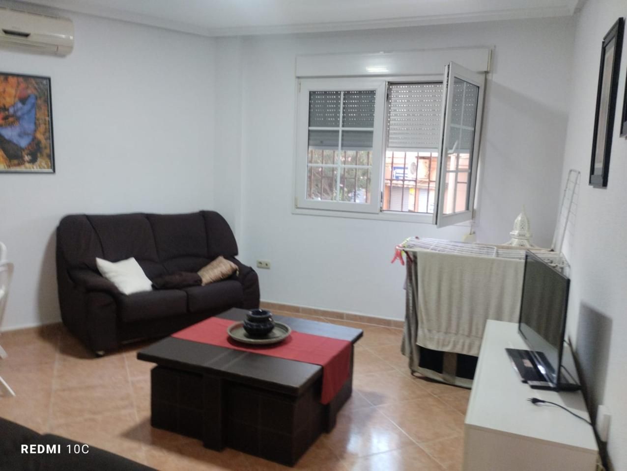 Sala d'estar de Pis de lloguer en  Melilla Capital amb Aire condicionat i Terrassa