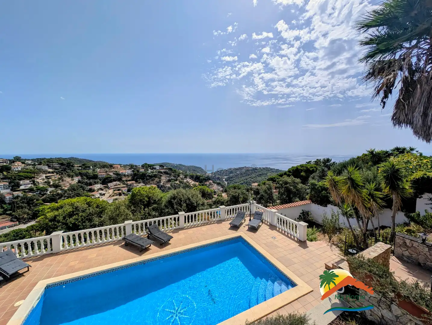 Vista exterior de Casa o xalet en venda en Lloret de Mar amb Calefacció, Jardí privat i Terrassa