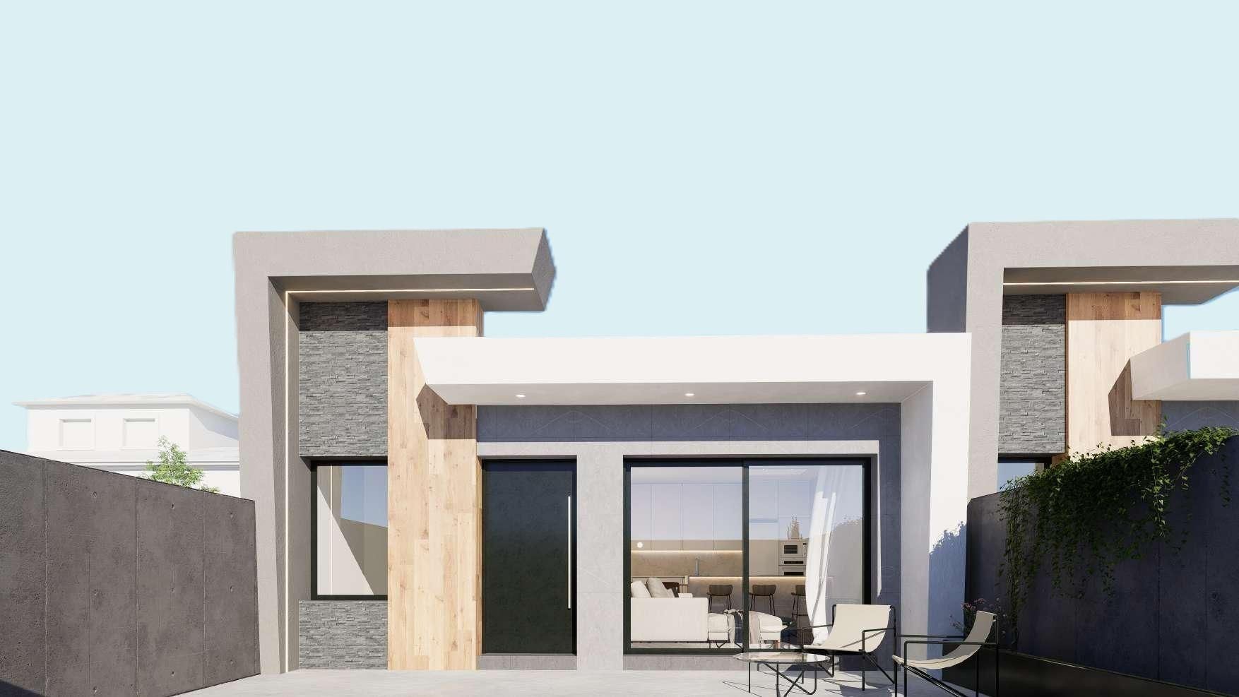 Exterior view of Single-family semi-detached for sale in Cúllar Vega