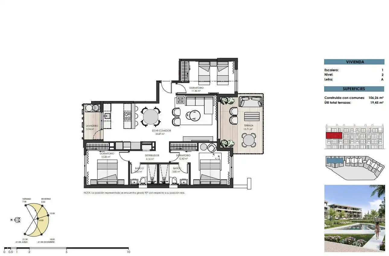 Apartment with terrace for sale in Mar Menor Golf, imagen 28