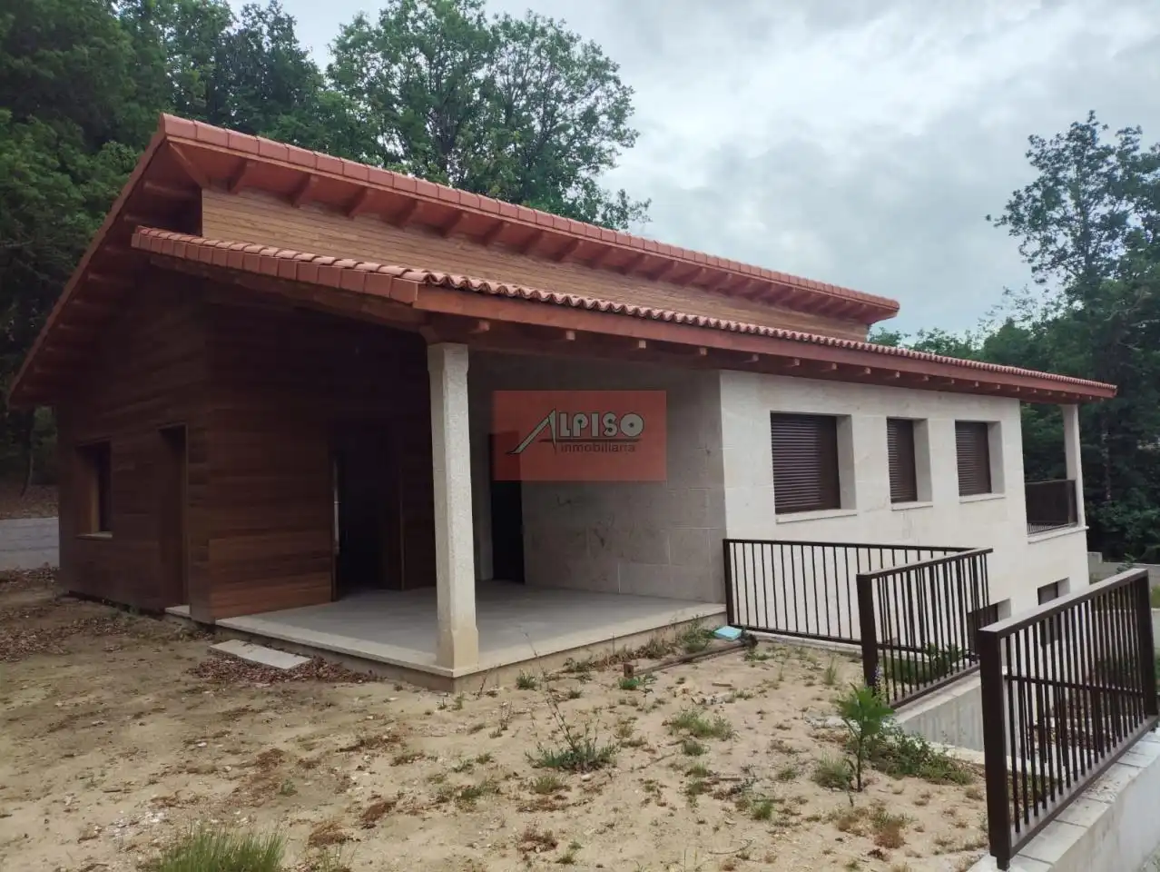 Exterior view of Houses for sale in O Pereiro de Aguiar   with Heating, Private garden and Terrace