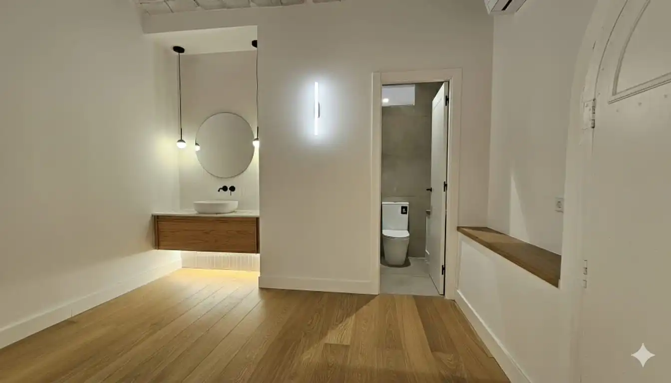 Baño de Casa o chalet en venta en Barcelona con Aire acondicionado, Calefacción y Jardín privado