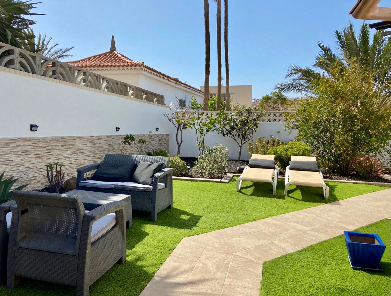 Terrassa de Casa o xalet de lloguer en Telde amb Jardí privat, Terrassa i Traster