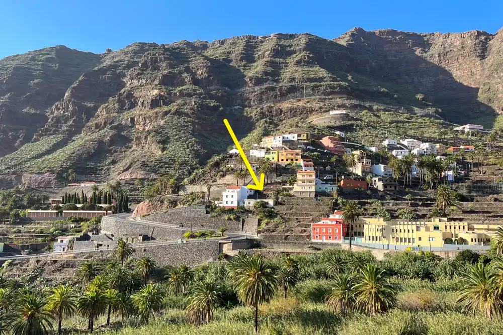 Vista exterior de Casa o chalet en venta en Valle Gran Rey
