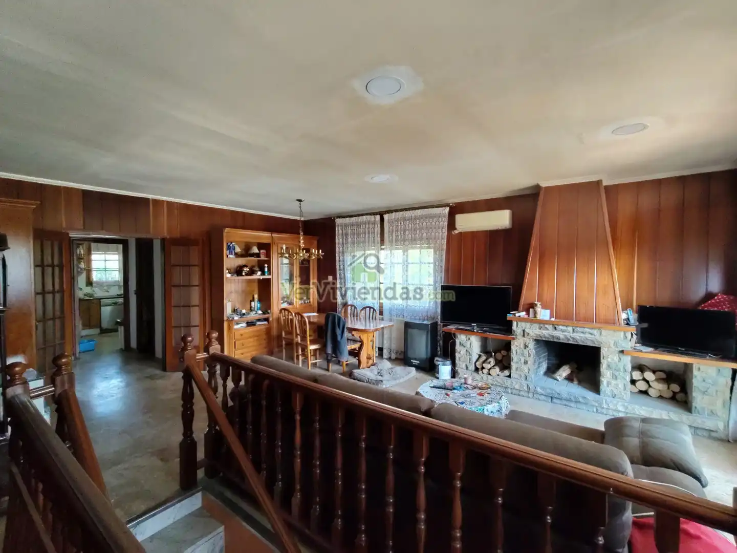 Living room of Houses for sale in Sant Quirze del Vallès  with Heating, Private garden and Swimming Pool
