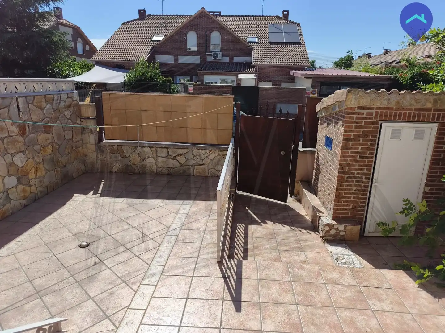 Terraza de Casa o chalet en venta en Villanueva de la Torre con Jardín privado, Trastero y Alarma