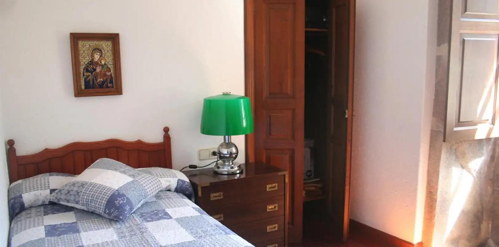 Habitación de Finca rústica en venta en Teo con Calefacción, Jardín privado y Terraza