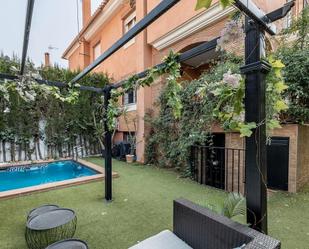 Terrace of Single-family semi-detached for sale in Vegas del Genil  with Air Conditioner, Heating and Private garden