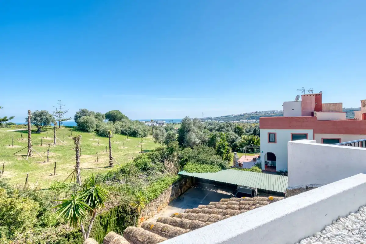 Exterior view of Detached homes for sale in Manilva  with Air Conditioner, Terrace and Community pool