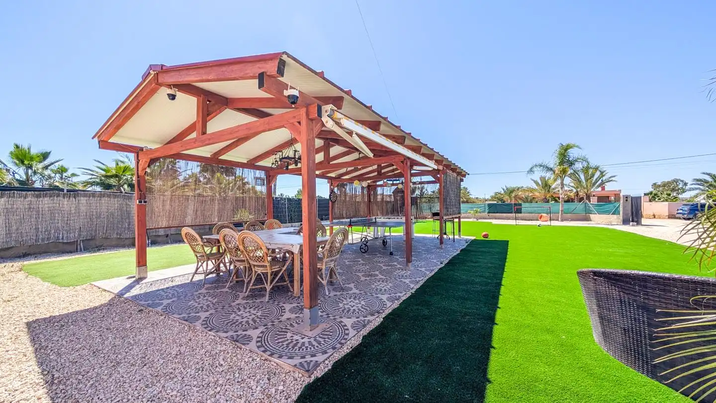 Terrassa de Casa o xalet en venda en Elche / Elx amb Aire condicionat, Jardí privat i Terrassa