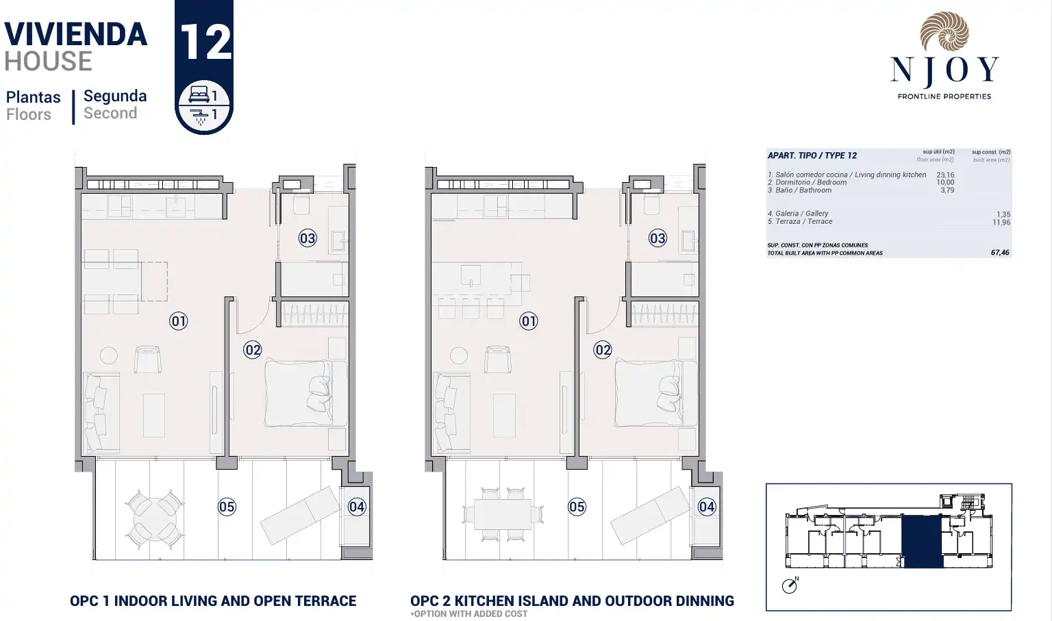 Apartment mit Pool zum Verkauf in Poble Nou - Montiboli