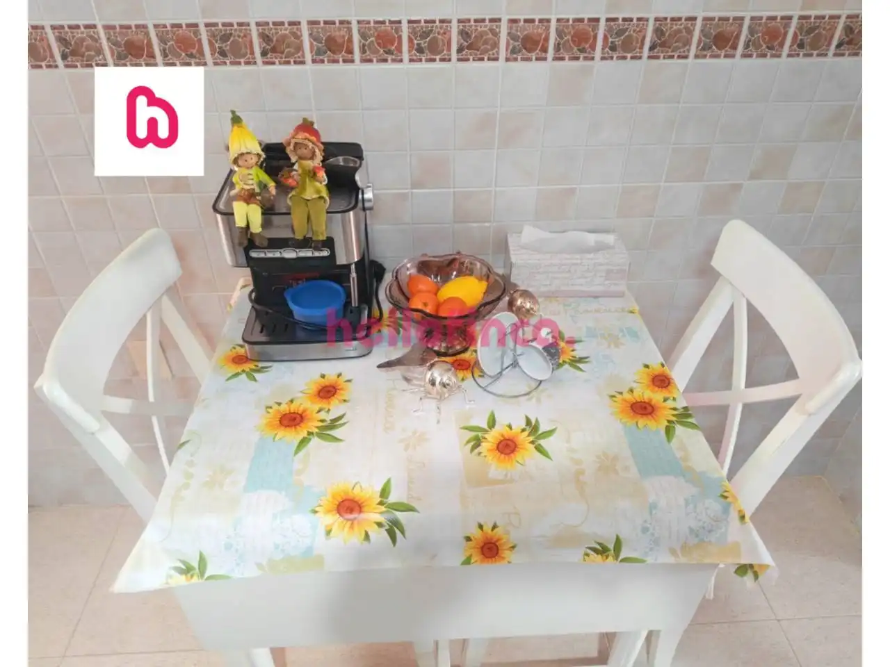 Küche von Wohnung zum Verkauf in Orihuela mit Klimaanlage, Heizung und Privatgarten