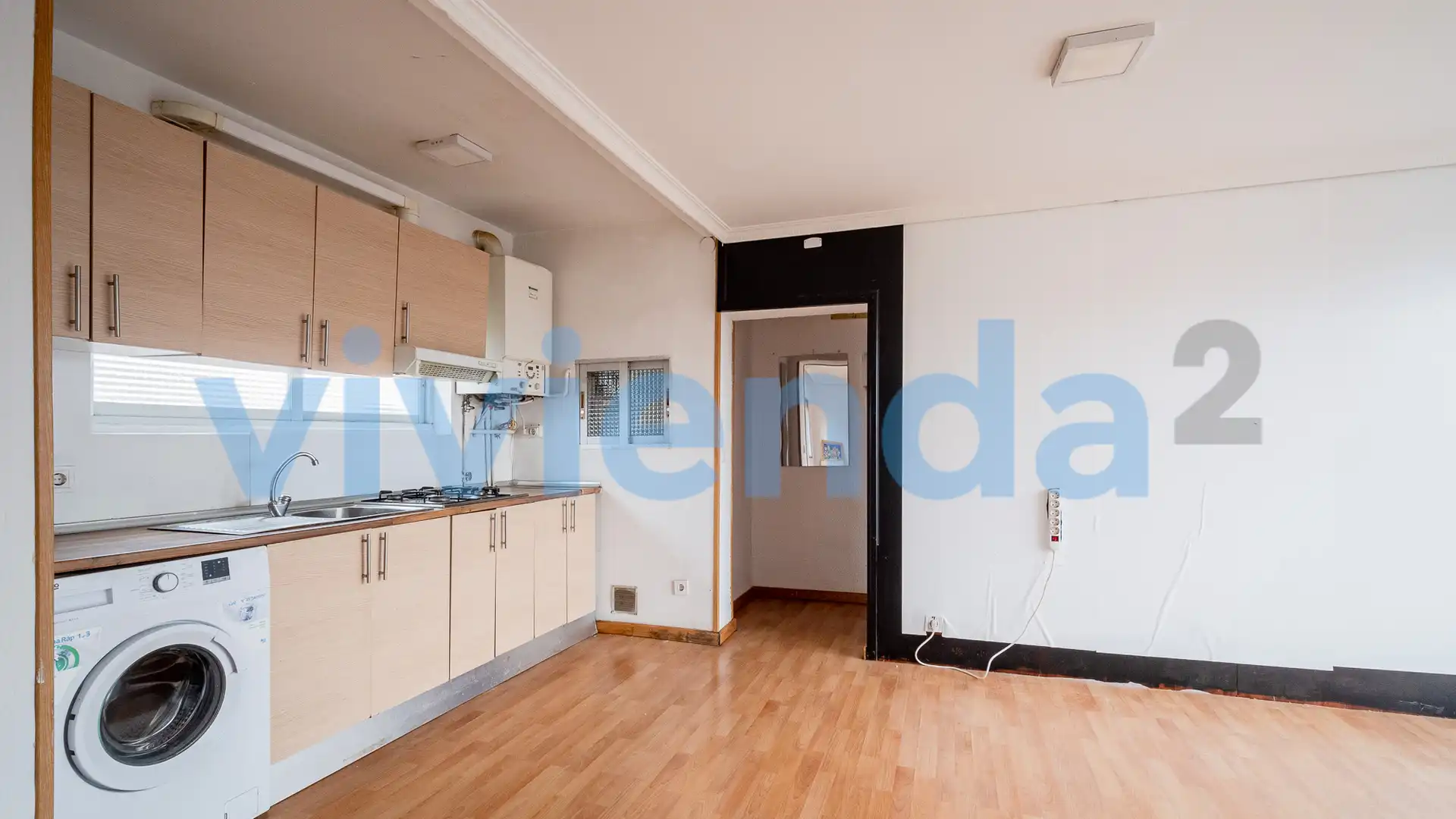 Kitchen of Flat for sale in  Madrid Capital  with Heating, Terrace and Furnished