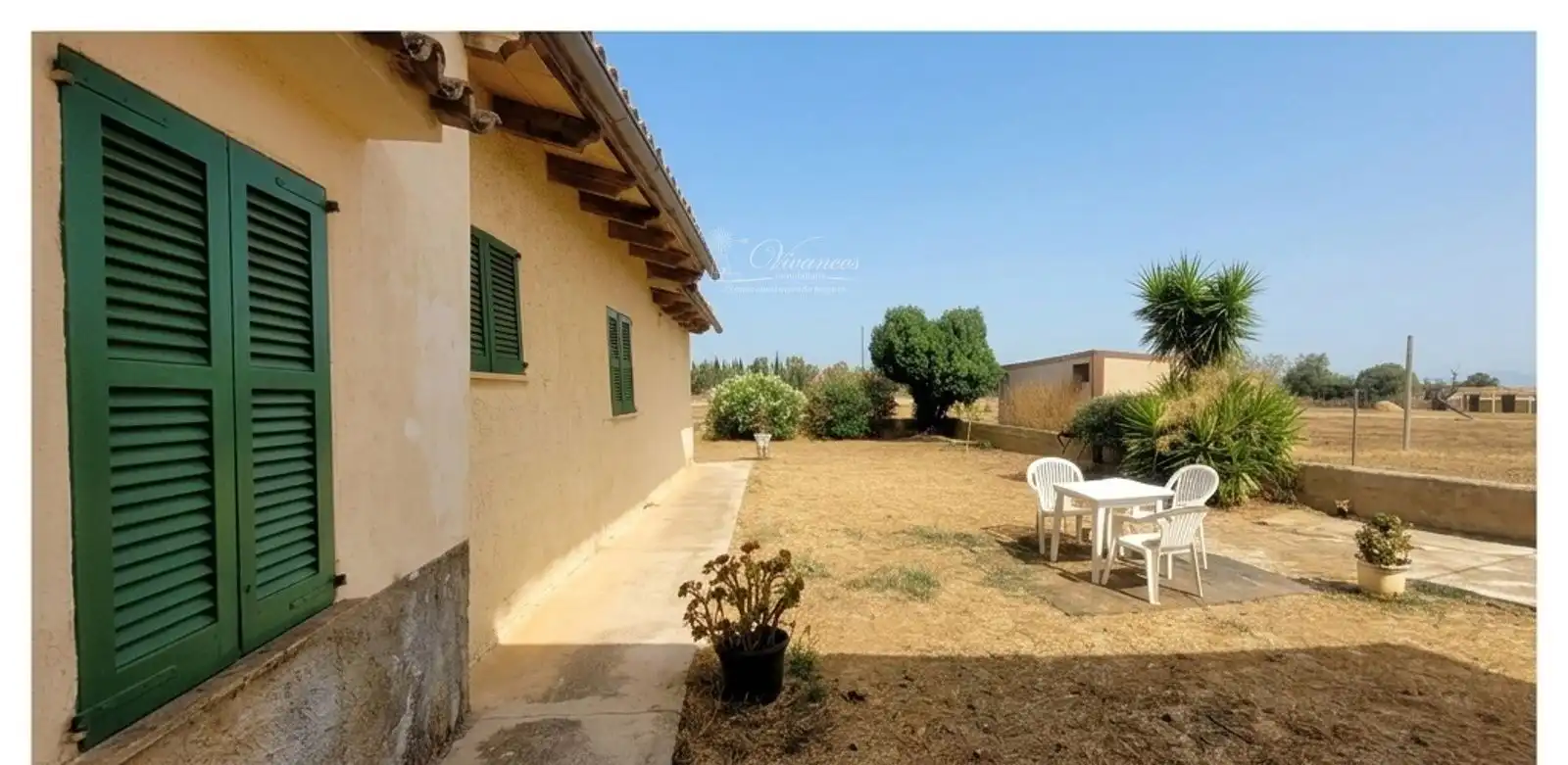 Garden of Houses for rent in Santa Eugènia  with Air Conditioner and Swimming Pool