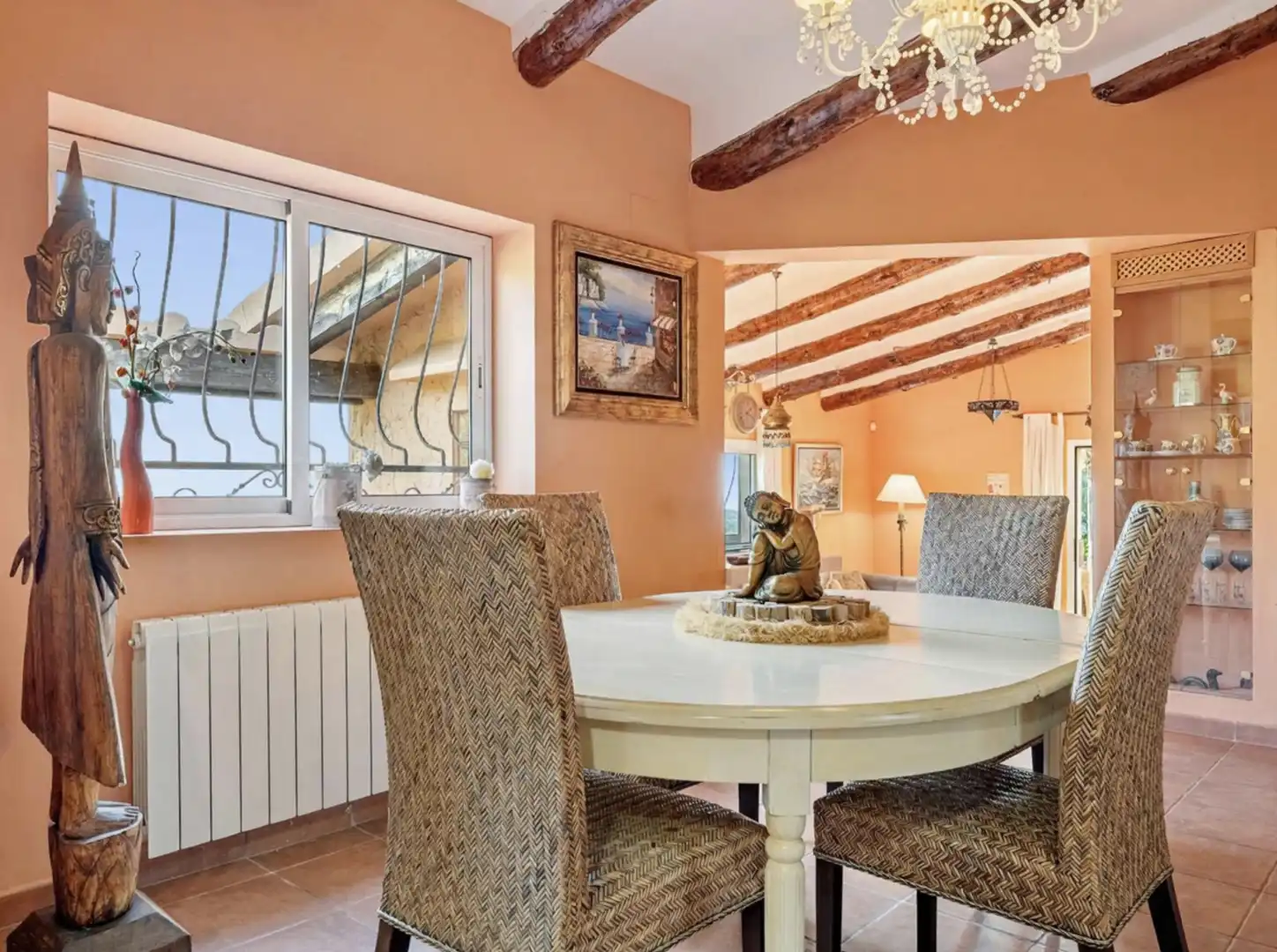 Comedor de Casa o chalet en venta en Roda de Berà con Aire acondicionado, Calefacción y Jardín privado