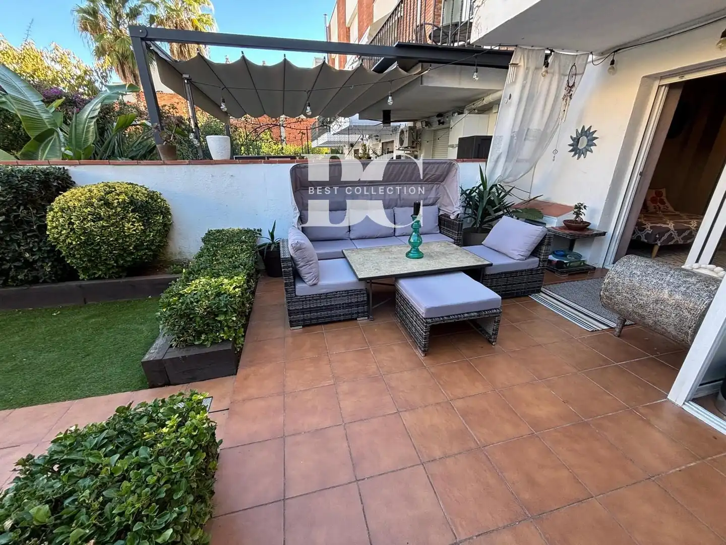 Terraza de Casa adosada en venta en Lloret de Mar con Aire acondicionado, Calefacción y Jardín privado