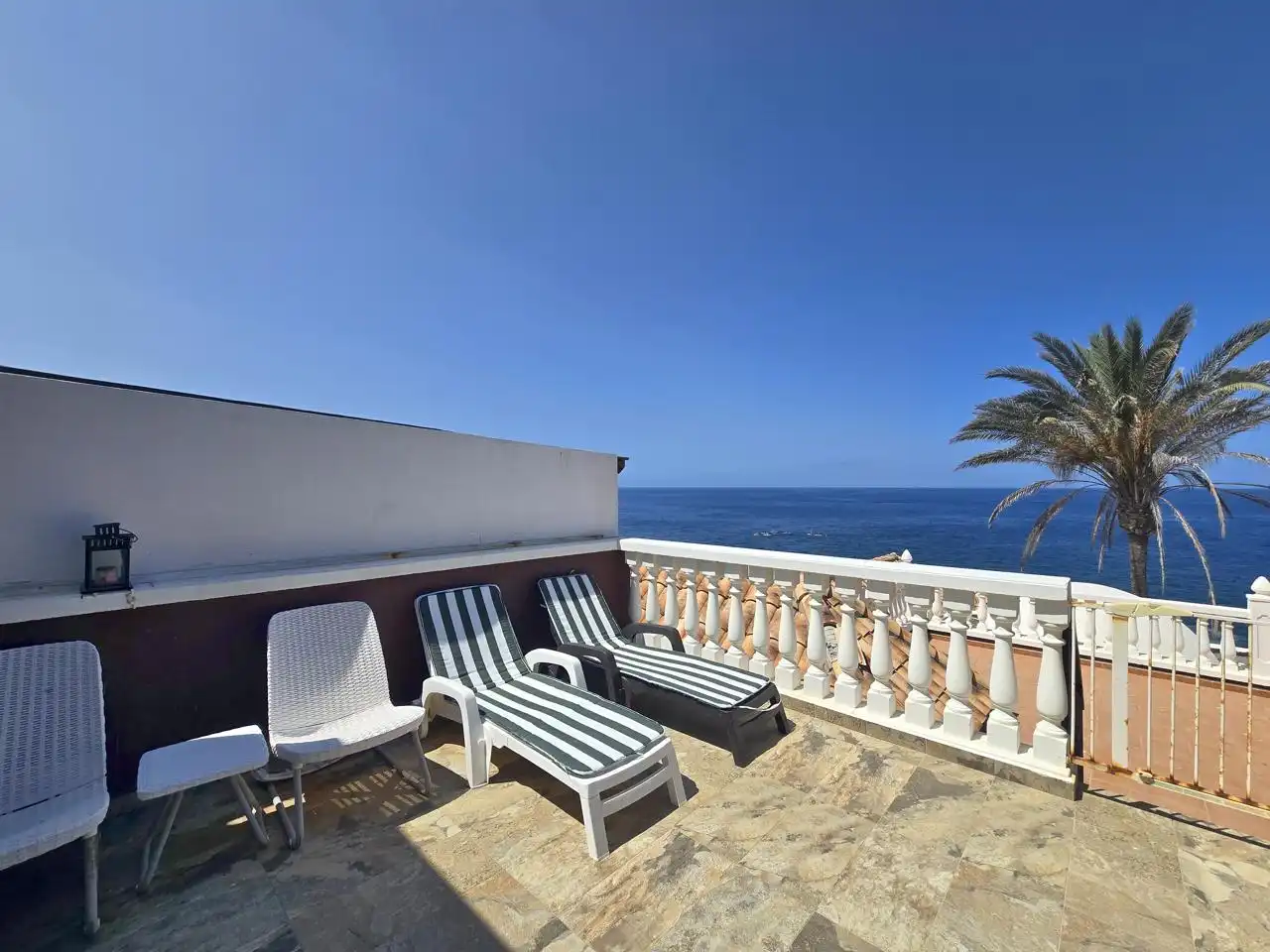 Terraza de Dúplex de alquiler en Adeje con Aire acondicionado, Terraza y Amueblado