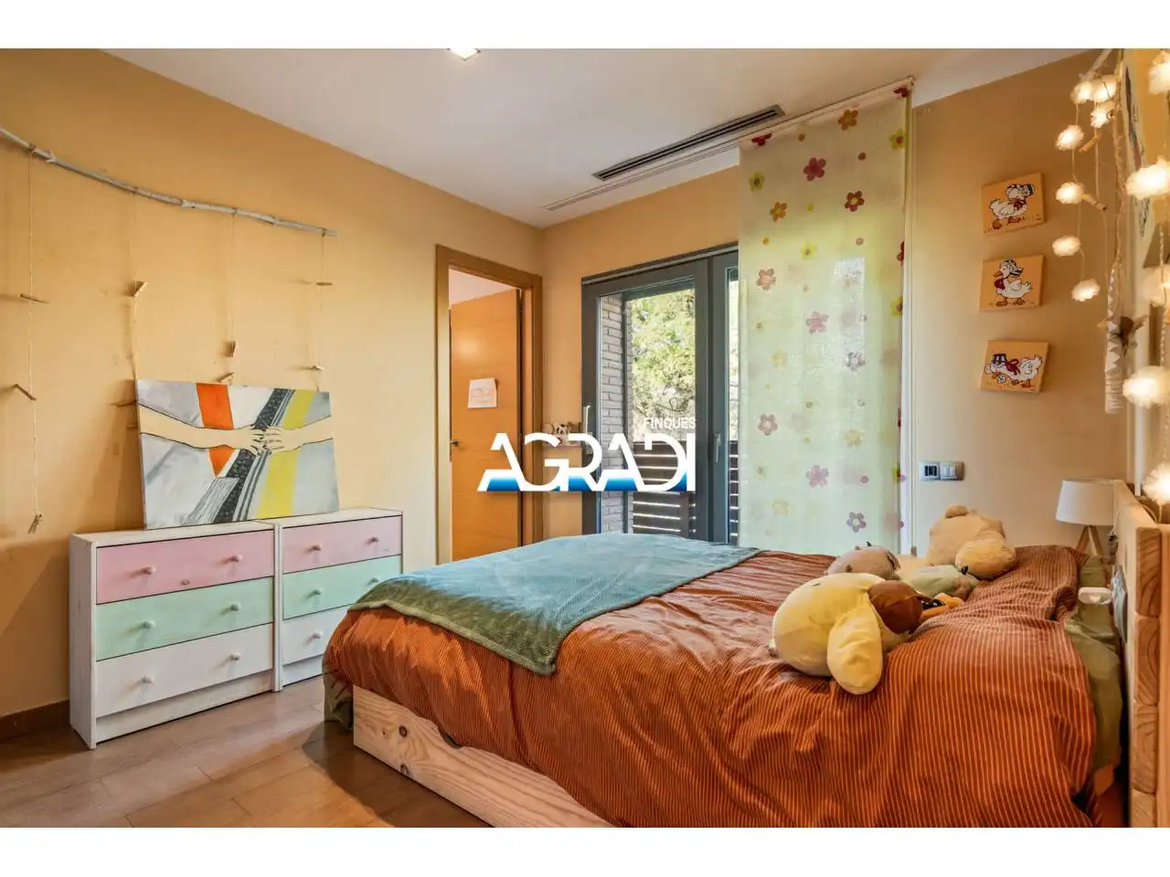 Bedroom of Houses for sale in Les Franqueses del Vallès  with Air Conditioner, Heating and Private garden