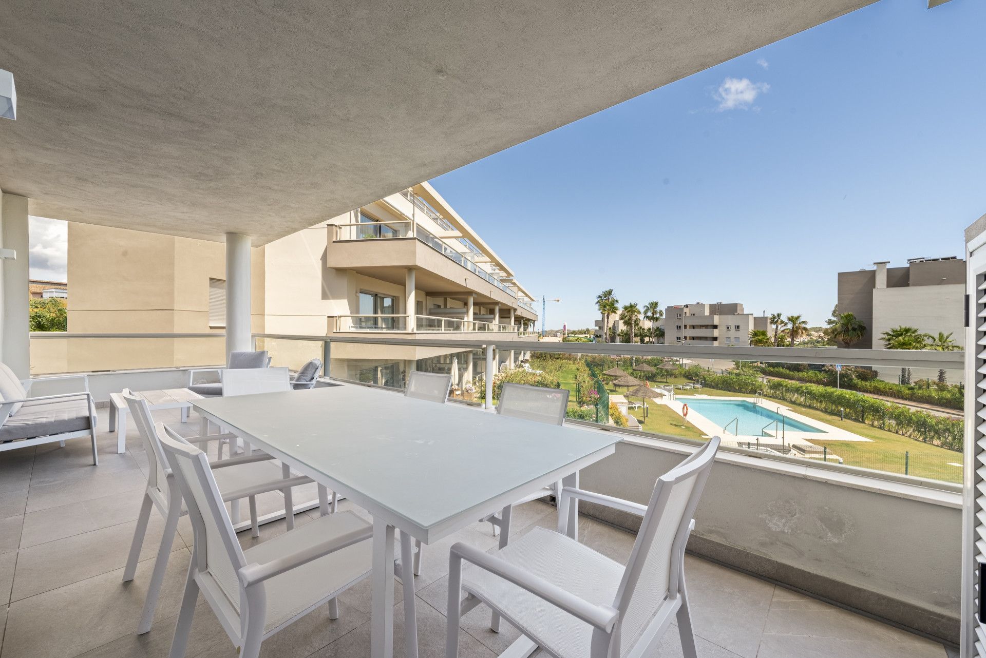 Terrace of Apartment for sale in Mijas  with Air Conditioner, Terrace and Swimming Pool