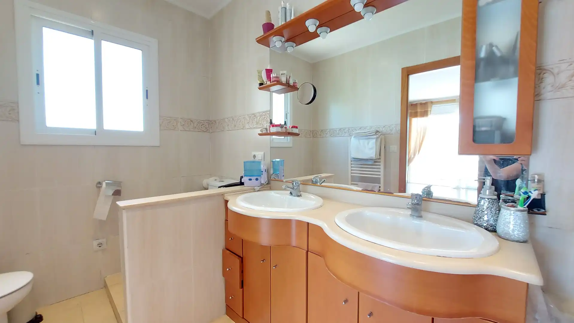 Bathroom of Houses for sale in Calonge i Sant Antoni  with Air Conditioner, Private garden and Terrace