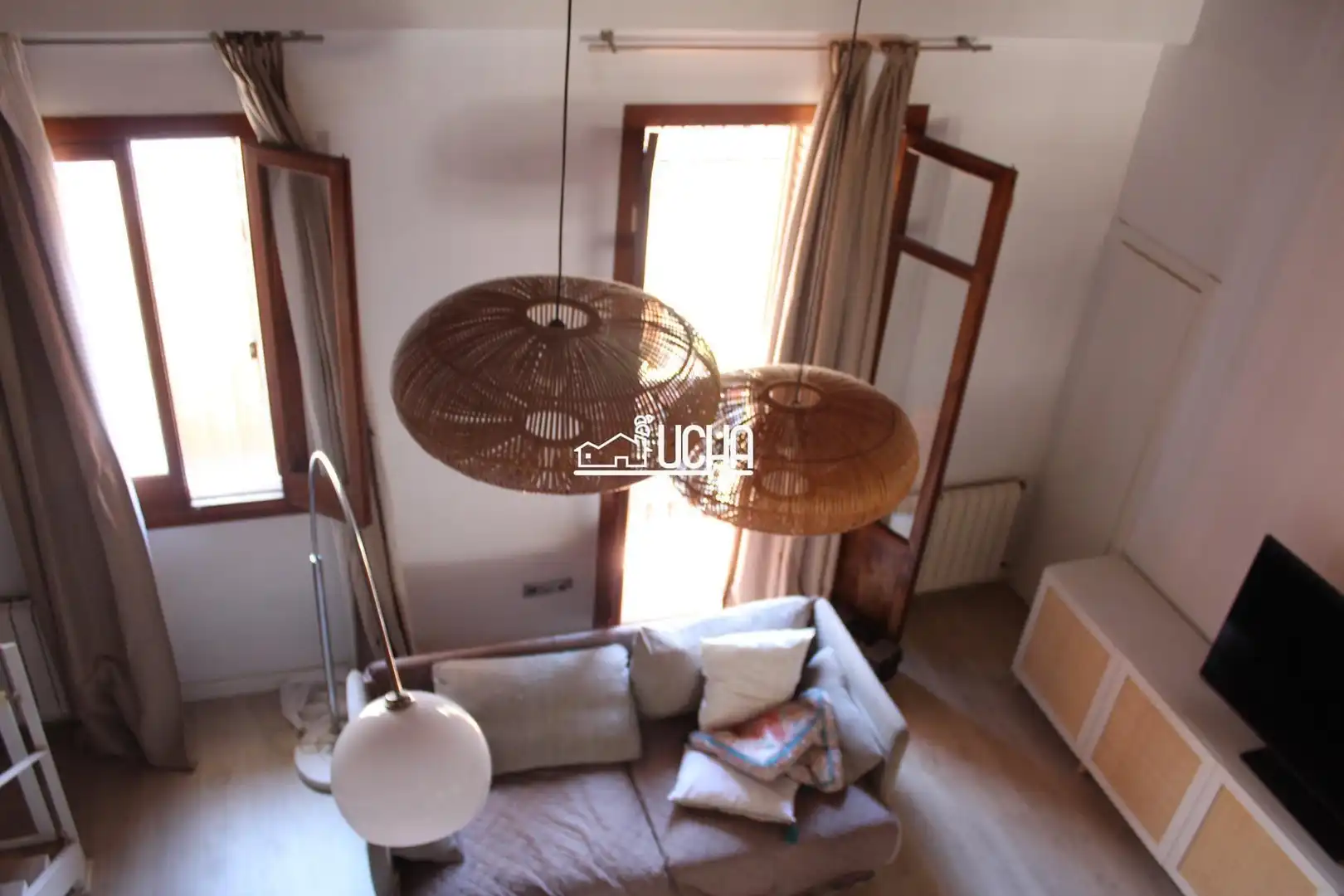 Sala d'estar de Casa o xalet de lloguer en Valencia amb Aire condicionat, Calefacció i Moblat