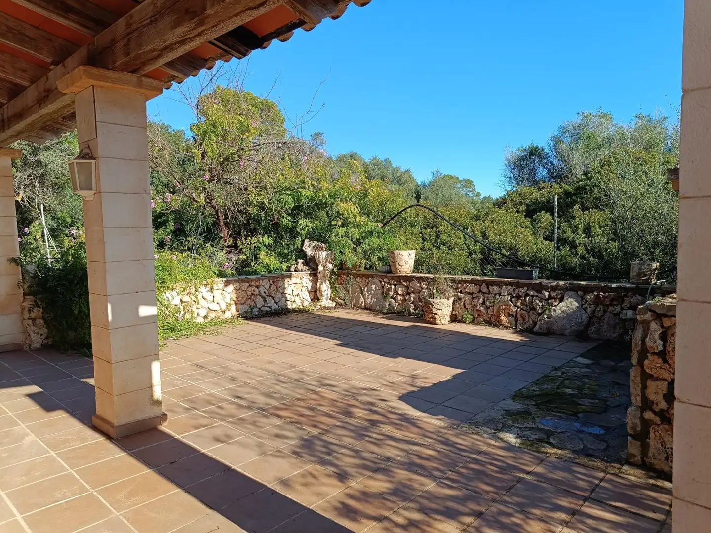 Terraza de Finca rústica en venta en Sant Llorenç des Cardassar con Calefacción, Jardín privado y Terraza