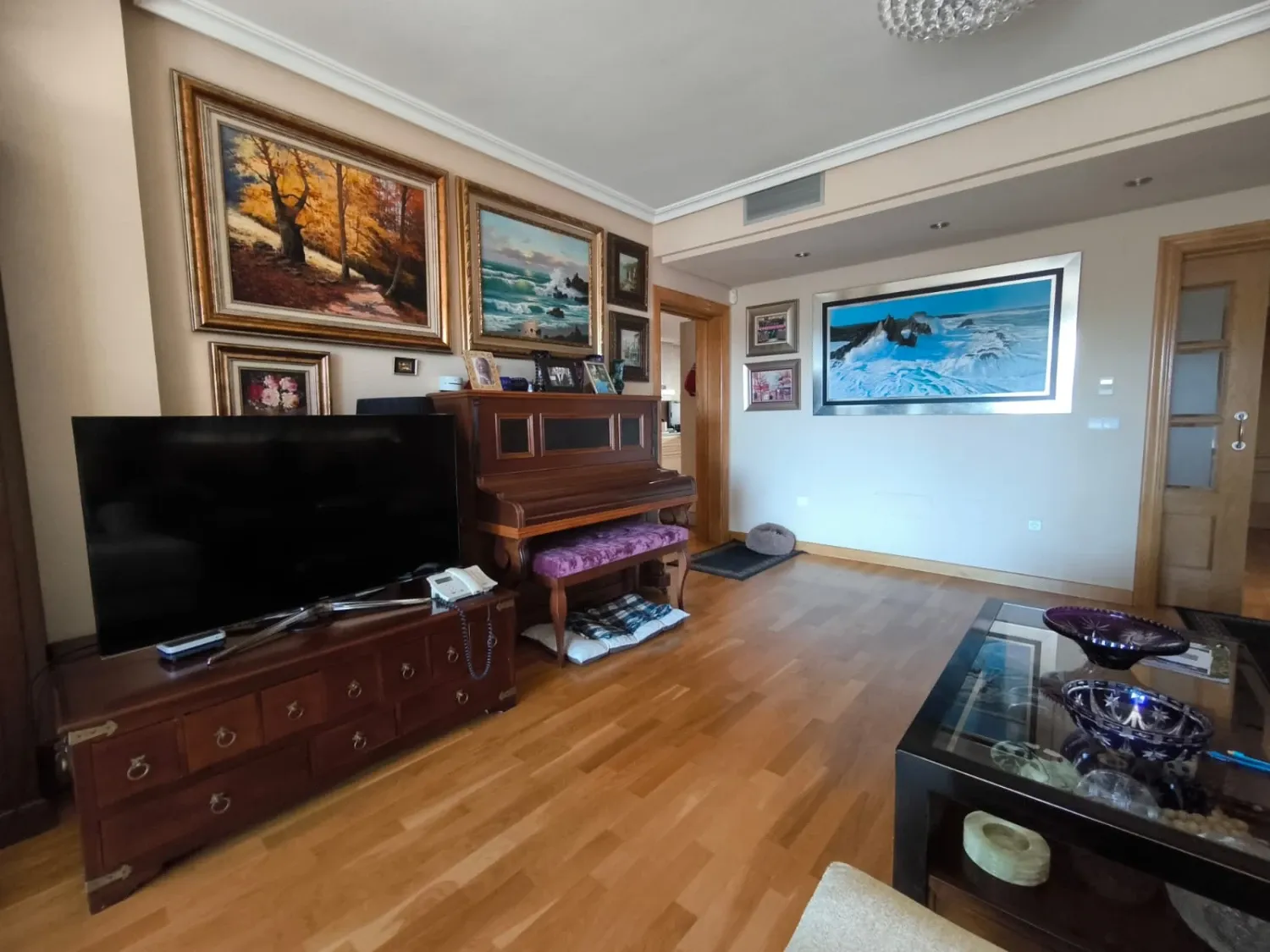 Sala d'estar de Casa o xalet en venda en  Murcia Capital amb Aire condicionat, Calefacció i Jardí privat