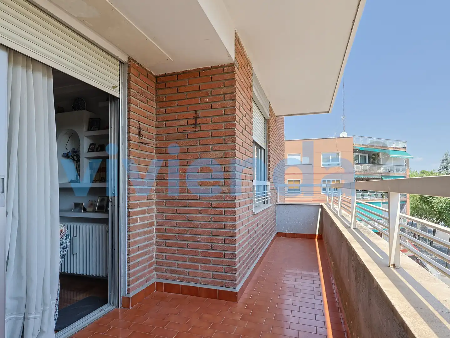Balcony of Flat for sale in Madrid  with Heating, Terrace and Storage room
