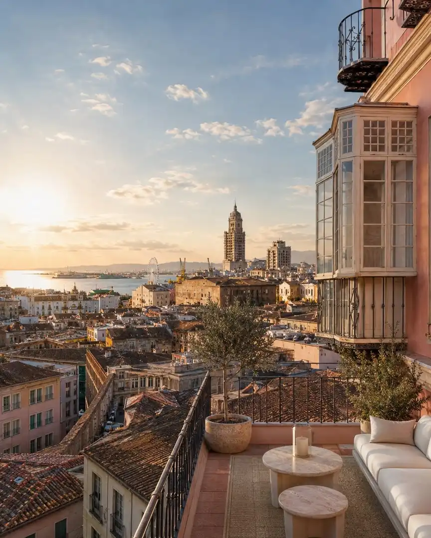 Vista exterior de Edificio en venta en Málaga