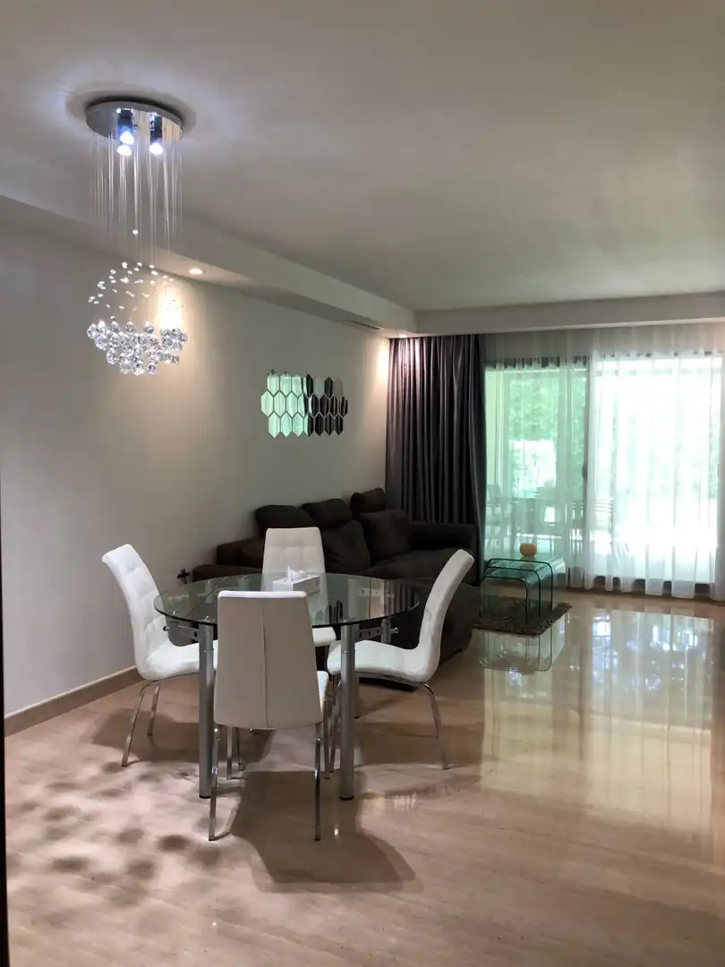 Sala de estar de Planta baja de alquiler en Marbella con Aire acondicionado, Calefacción y Terraza
