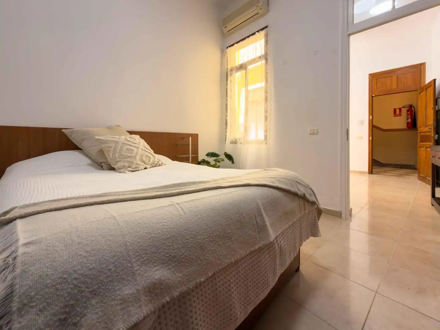 Schlafzimmer von Wohnung zum Verkauf in Santa Cruz de Tenerife mit Klimaanlage und Möbliert