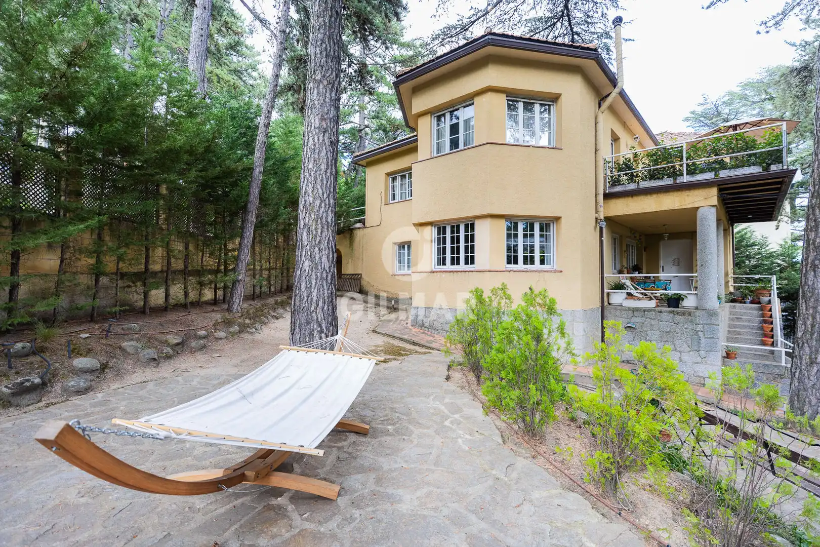 Jardí de Casa o xalet en venda en San Lorenzo de El Escorial amb Calefacció i Jardí privat