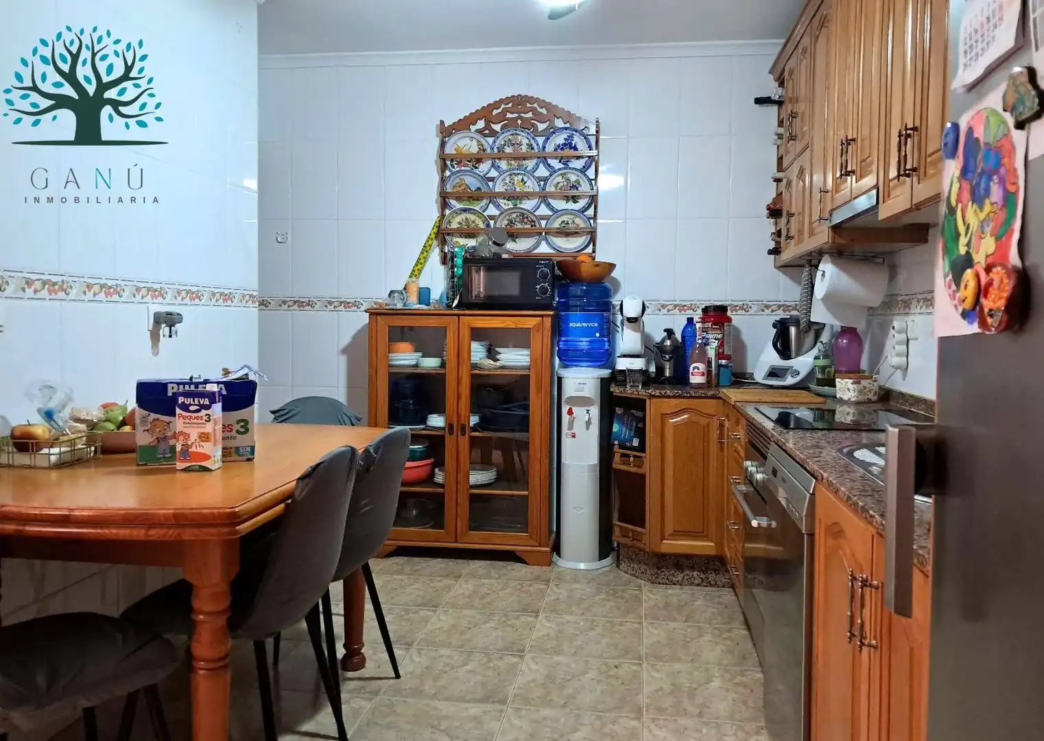 Küche von Maisonette zum Verkauf in Mazarrón mit Klimaanlage, Privatgarten und Terrasse