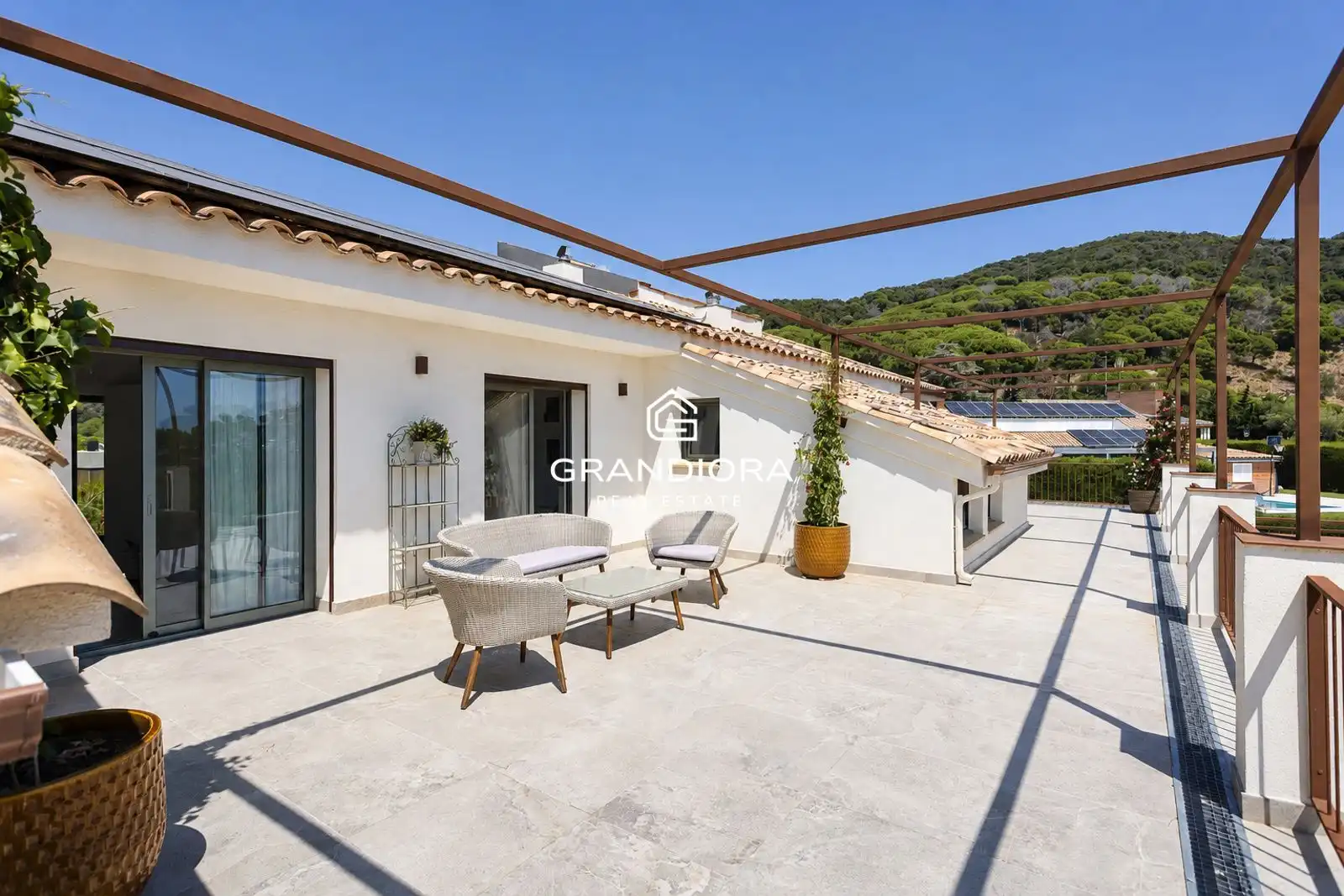 Terrace of Houses for rent in Cabrils  with Air Conditioner, Heating and Storage room