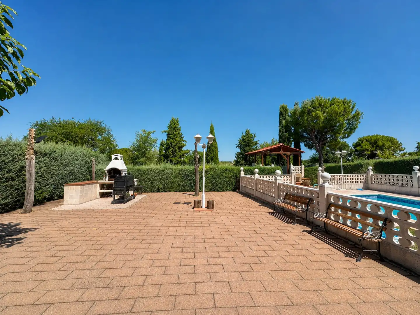 Terraza de Casa o chalet en venta en Nuevo Baztán con Aire acondicionado, Calefacción y Jardín privado