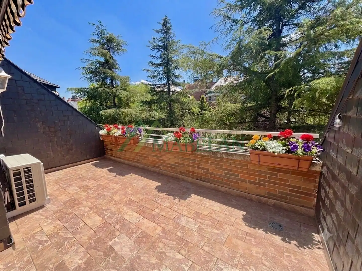 Terrasse von Dachboden zum Verkauf in Las Rozas de Madrid mit Klimaanlage, Heizung und Parkett