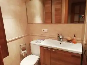 Bathroom of Flat for sale in Los Arcos  with Terrace, Storage room and Furnished